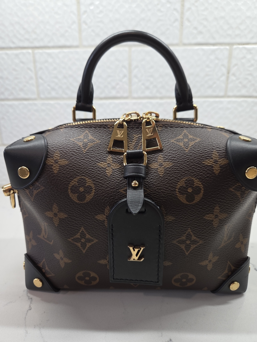 Louis Vuitton Monogram Petite Malle Souple Crossbody Bag - Excellent - Picture 2 of 16